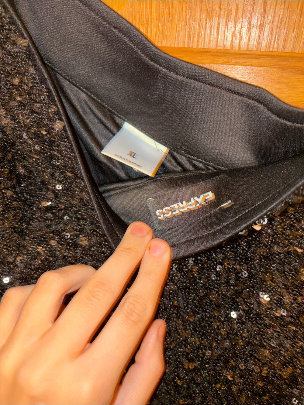 Express sequin pants - Picture 3 of 3